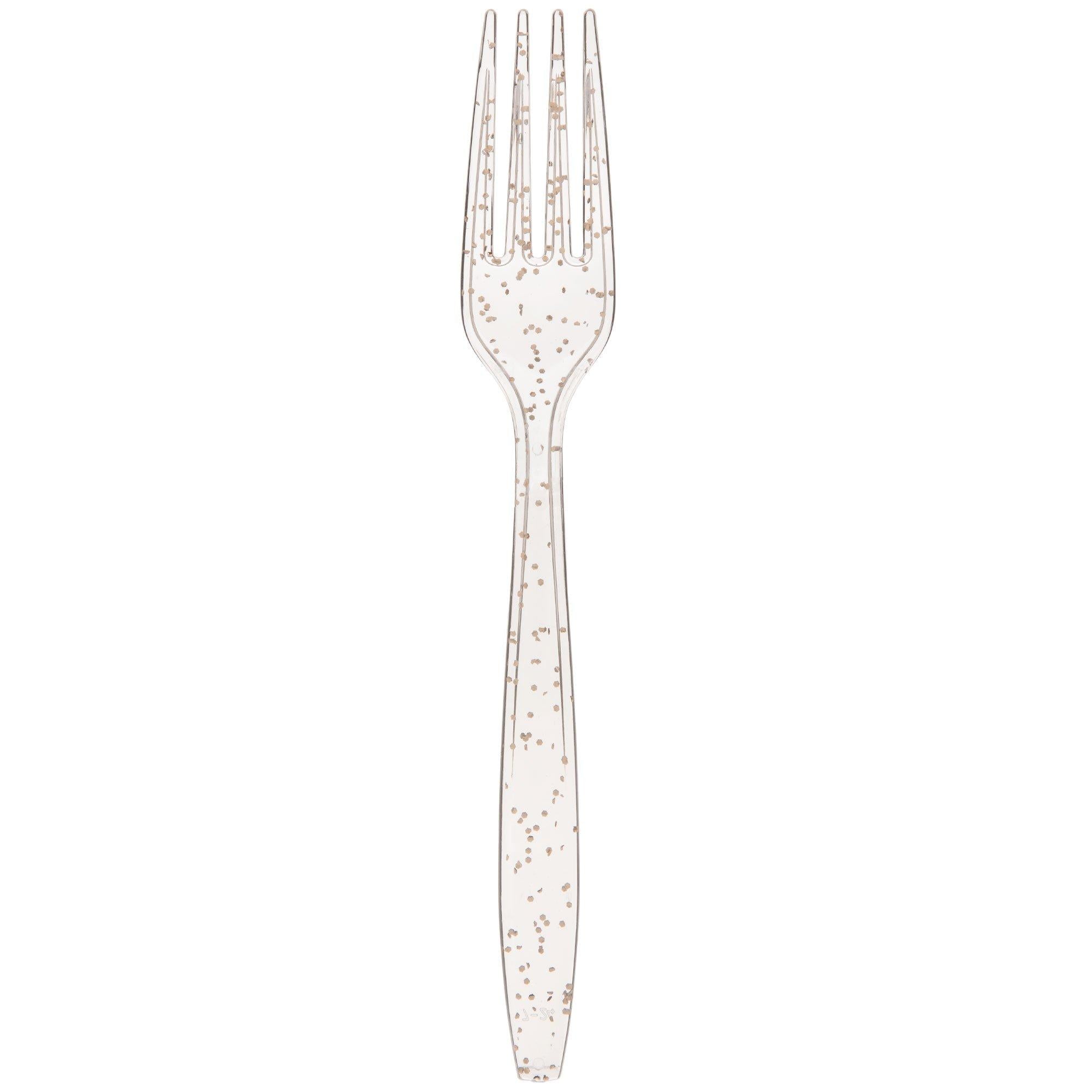 Silver Plastic Fork