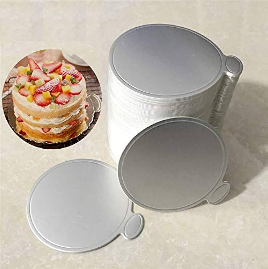 Mini Silver Cake Board