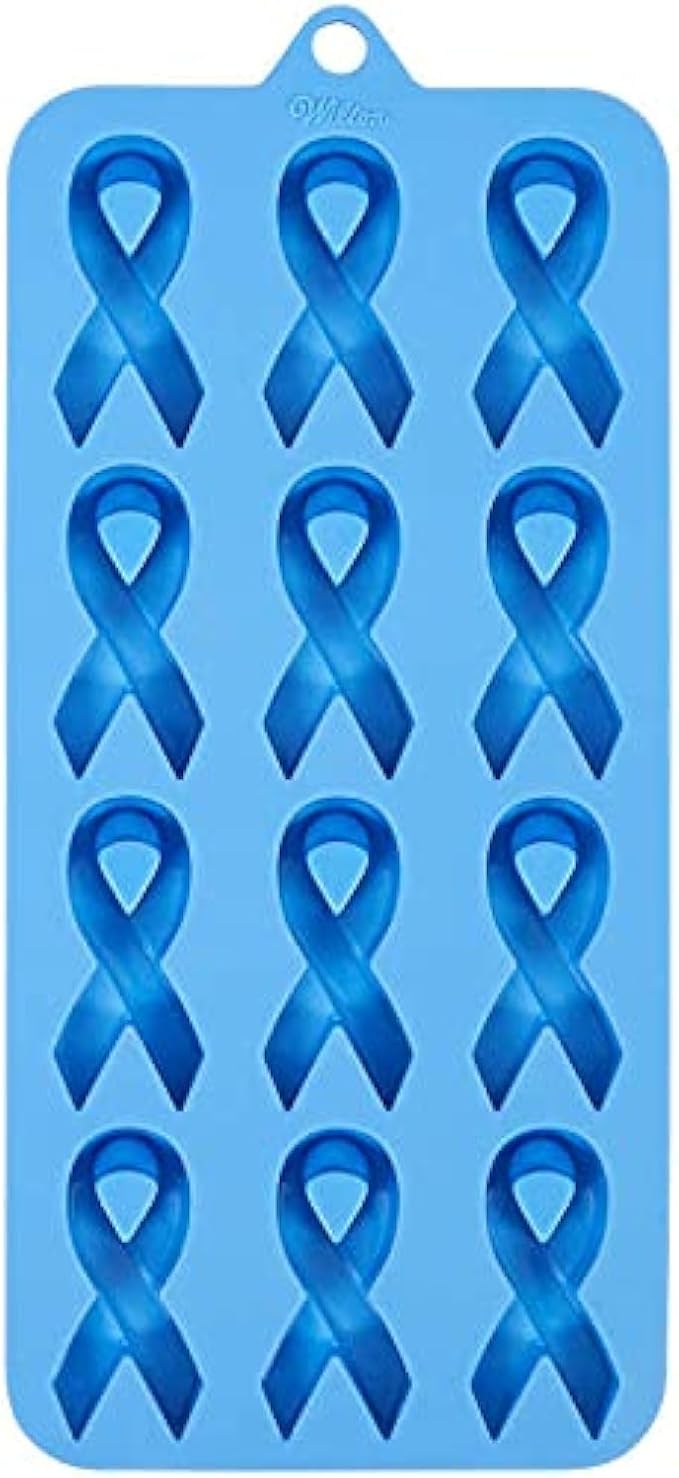 Wilton Breast Cancer Cause Ribbon Silicone Moulds