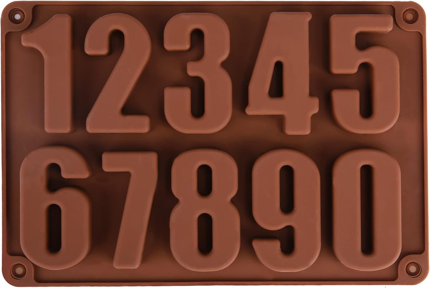 Number Silicone Mold