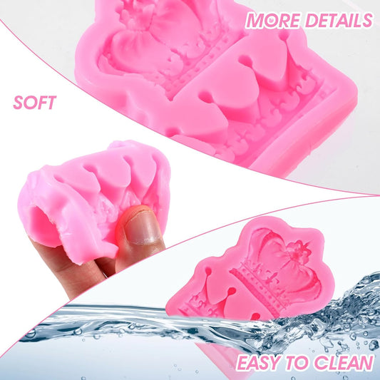 Crown Fondant Silicone Mold
