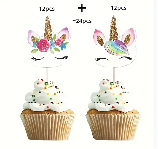 Unicorn Cupcake Topper