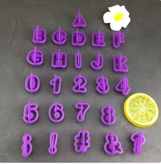 Letter & Number Cutter Set