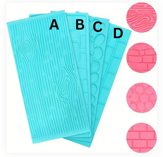 Silicone Embossing Fondant Mould Set