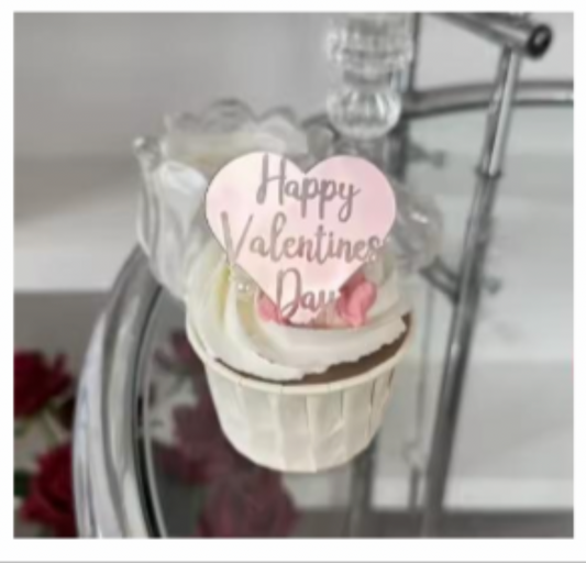 Rose-Gold Cake Charms