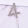 Rhinestone Number Cake Topper