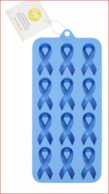 Wilton Breast Cancer Cause Ribbon Silicone Moulds