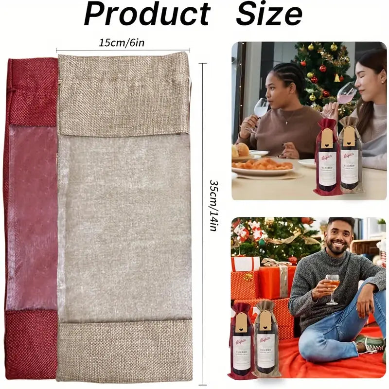 Wine Bag with Clear Window