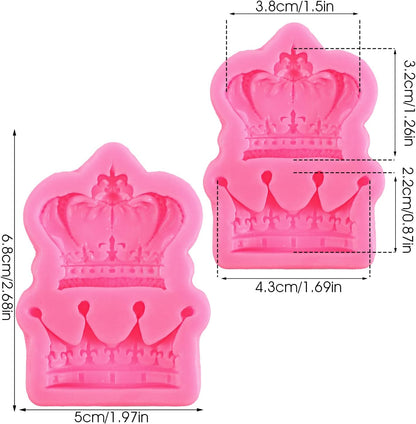 Crown Fondant Silicone Mold