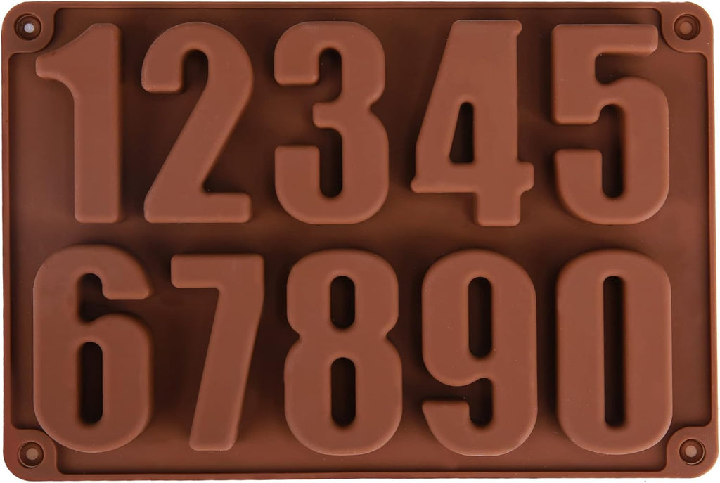 Number Silicone Mold