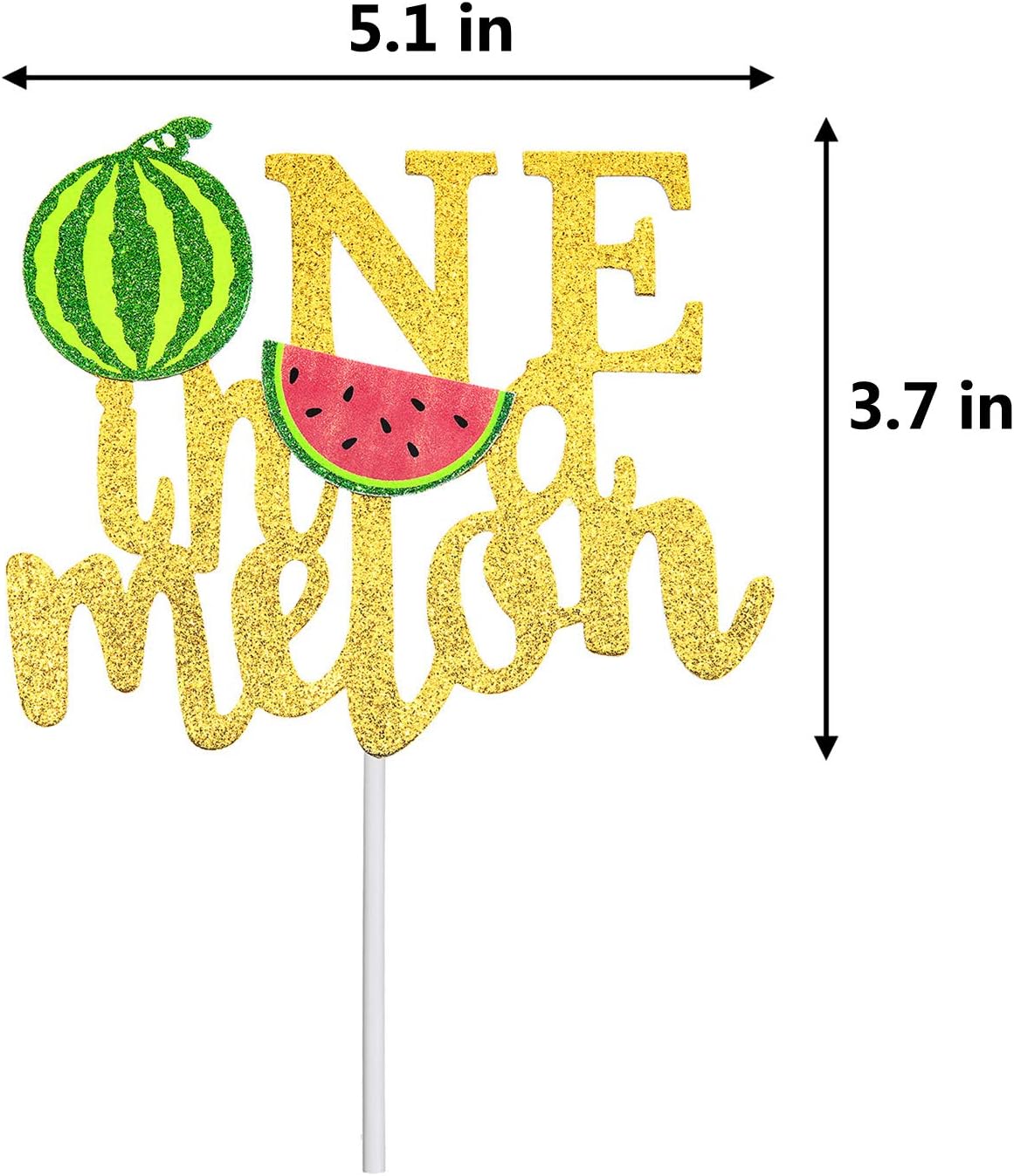 One in a Melon Cake Topper