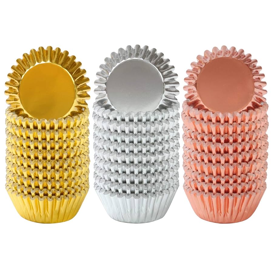 Metallic Cupcake Liners