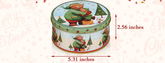 Empty Christmas Cookie Tins