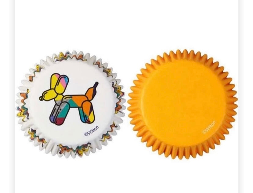 Ballon Dog Cupcake Liners