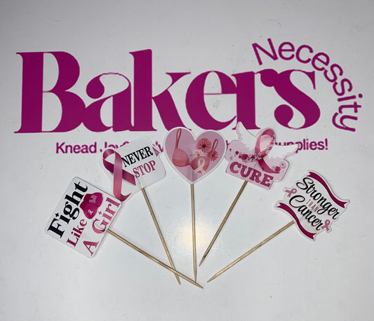 Breast Cancer Awareness Toppers