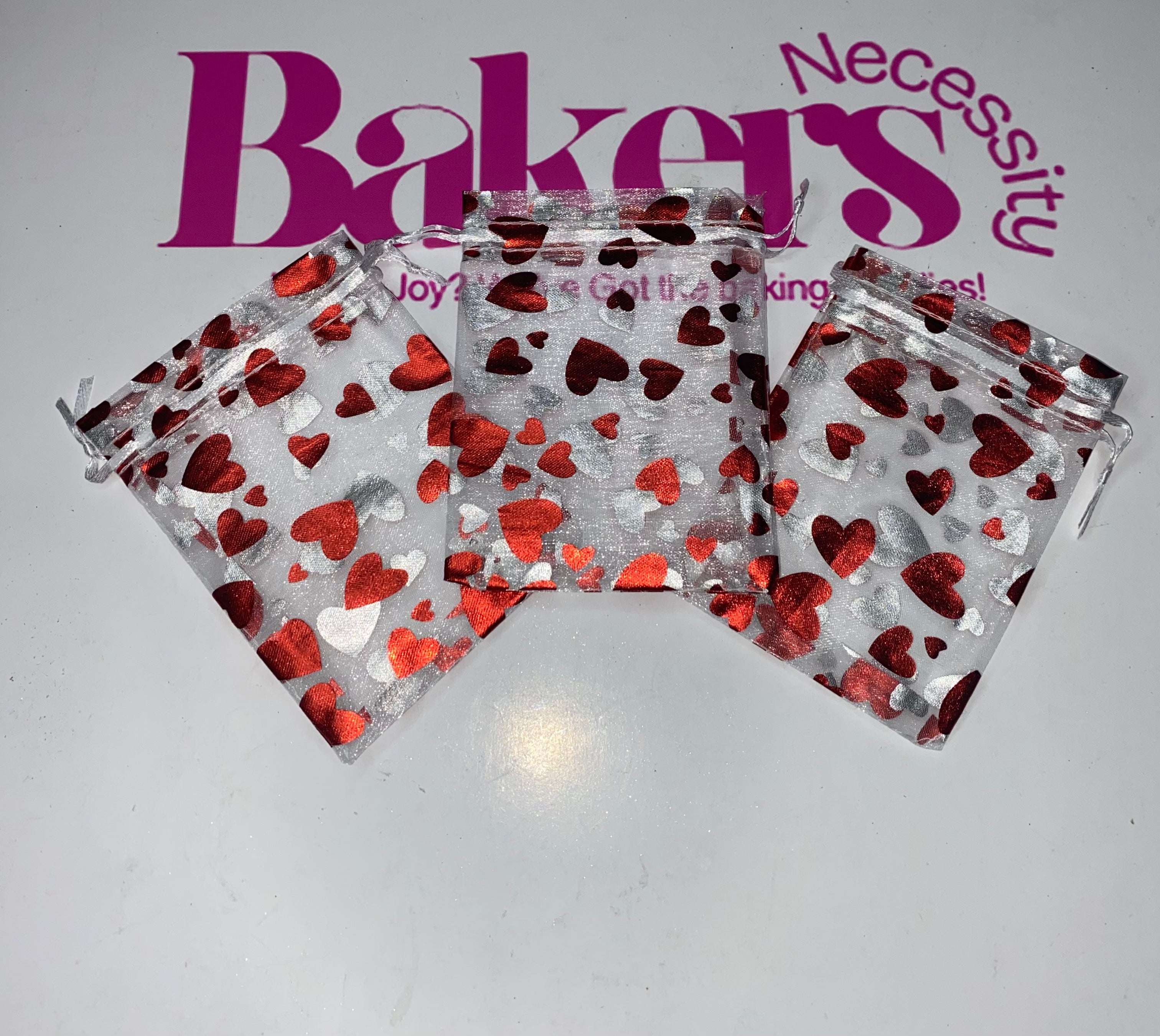 Heart Organza Bag