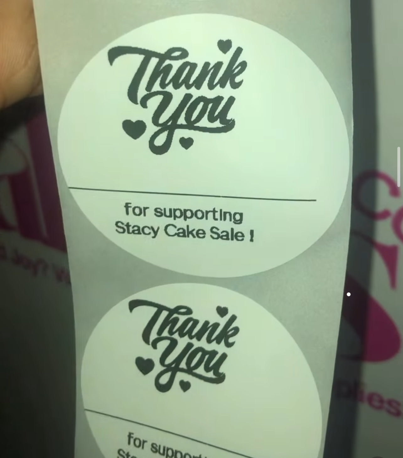 2 inch Thermal Stickers
