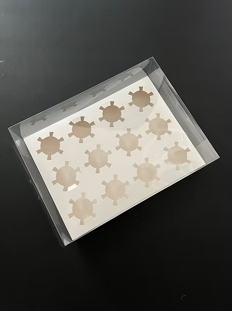 12 Cavity Clear Cupcake Box