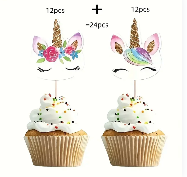 Unicorn Cupcake Topper