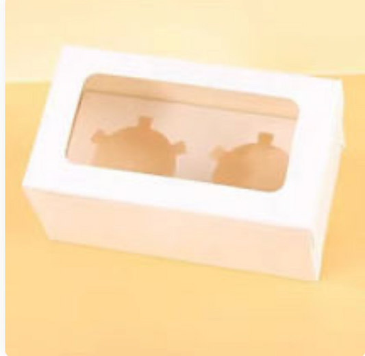 2 Cavity Cupcake Box