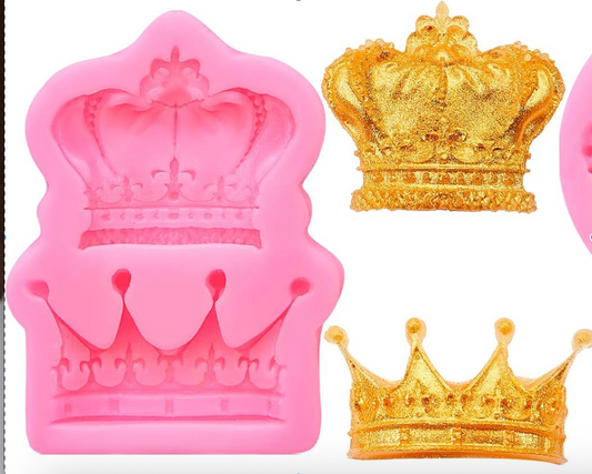 Crown Fondant Silicone Mold