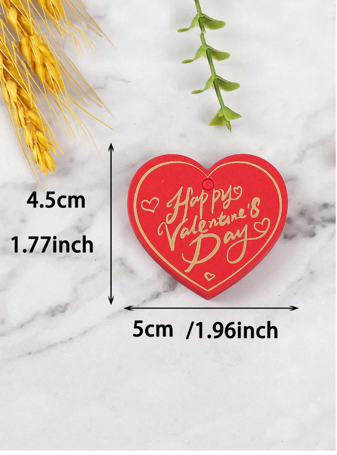 Valentines  Gift Tag with String