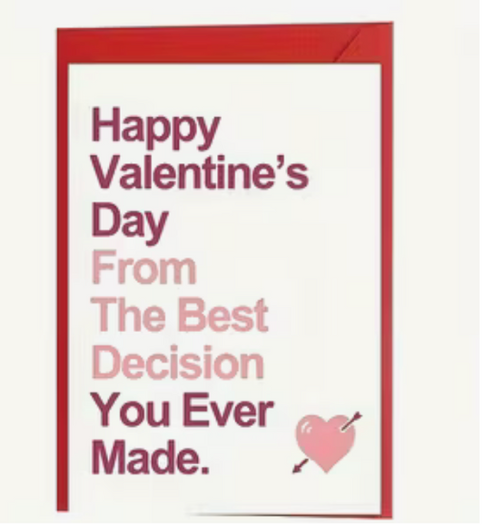 Valentine's Card & Envelope