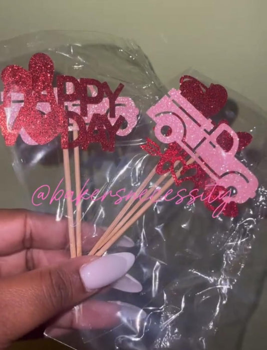 Sparkle Cupcake Topper